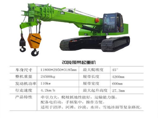 醴陵吊車出租(工地650噸吊車)
